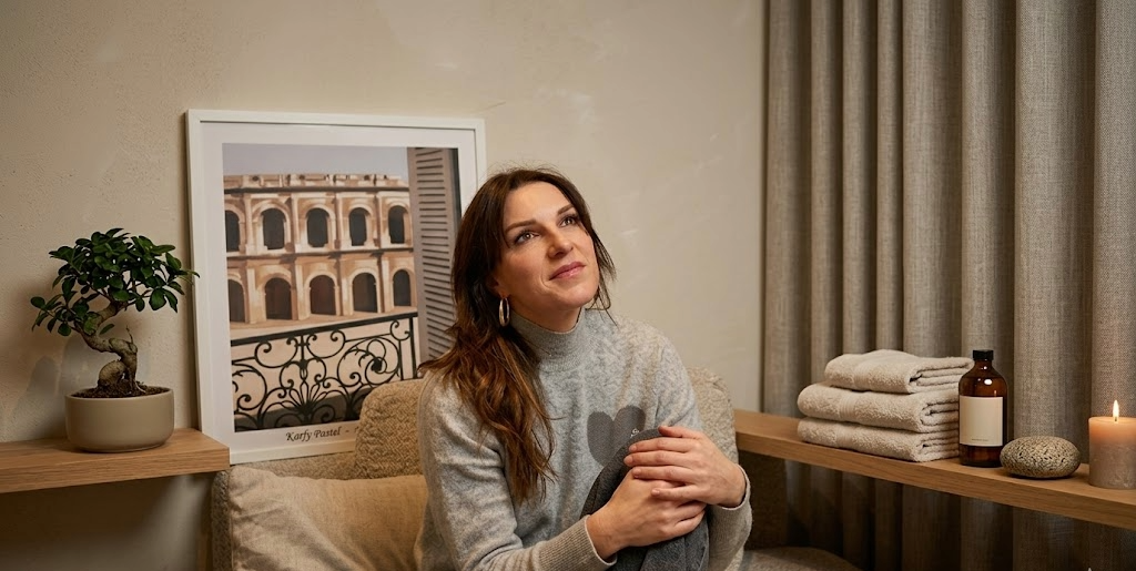 Cécile Huteau en soin
